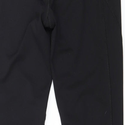 Womens UK Size 10 WORKOUT  Capri Black Leggings
