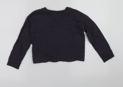 George Girls Blue   Pullover Jumper Size 6-7 Years