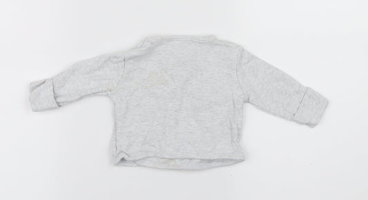 Primark  Grey Solid  Cami Pyjama Top Size 0-3 Months