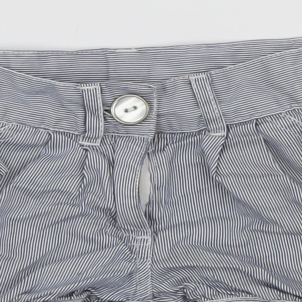 girl2girl Girls Blue Pinstripe  Chino Shorts Size 2-3 Years