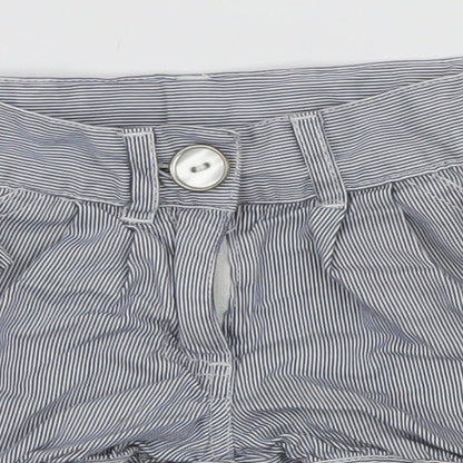 girl2girl Girls Blue Pinstripe  Chino Shorts Size 2-3 Years