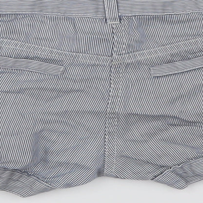girl2girl Girls Blue Pinstripe  Chino Shorts Size 2-3 Years