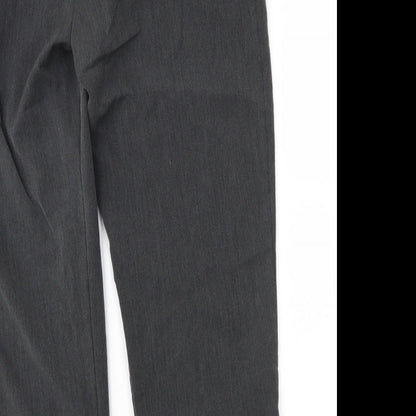Womens UK Size 34 in Preworn Regular Fit  Grey Trousers