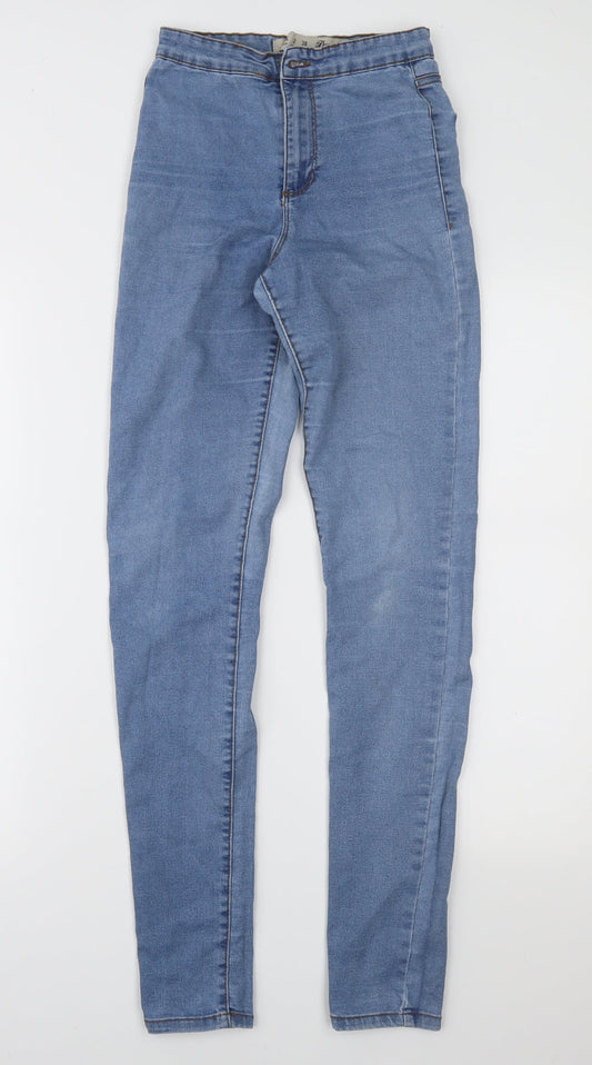 Denim Co Womens Blue  Denim Skinny Jeans Size 6 L30 in