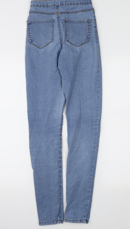 Denim Co Womens Blue  Denim Skinny Jeans Size 6 L30 in