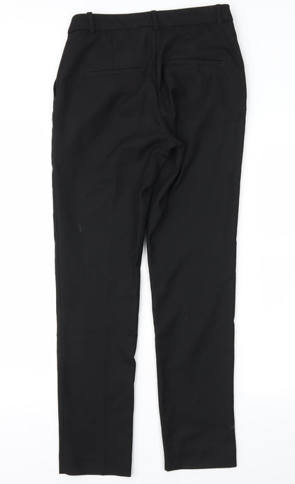 Womens UK Size 8 H&M Regular Fit  Black Trousers