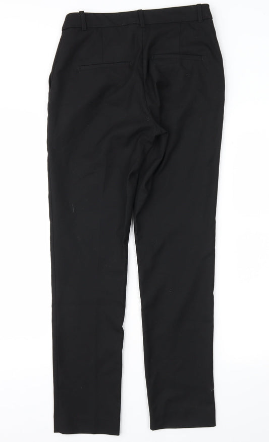 Womens UK Size 8 H&M Regular Fit  Black Trousers