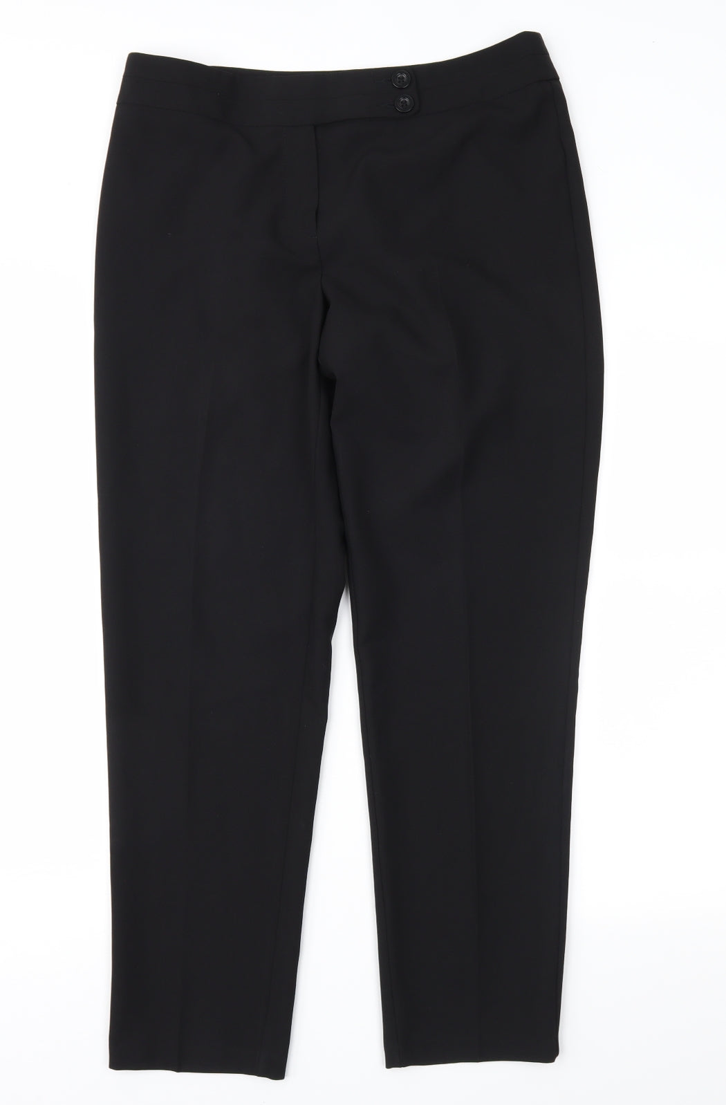 George Womens Black   Trousers  Size 12 L28 in