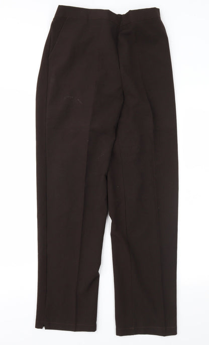 Womens UK Size 12 Classic Image Regular Fit  Brown Trousers