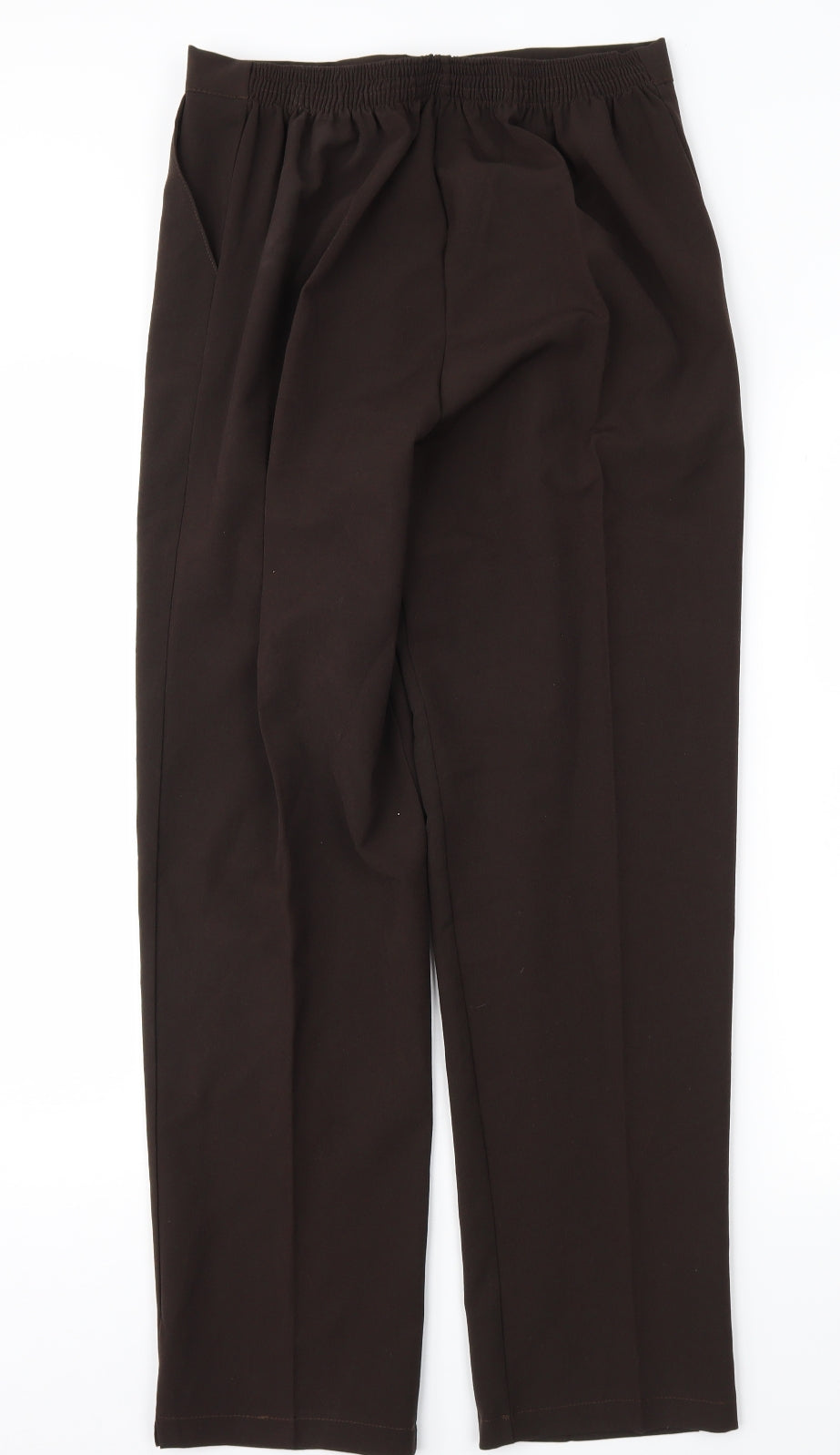 Womens UK Size 12 Classic Image Regular Fit  Brown Trousers