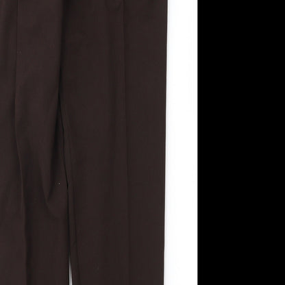 Womens UK Size 12 Classic Image Regular Fit  Brown Trousers