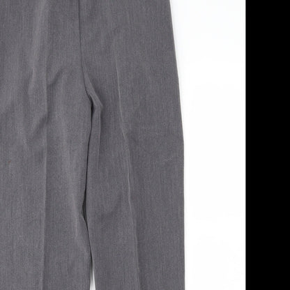 Womens UK Size 12 Classic Image Regular Fit  Grey Trousers