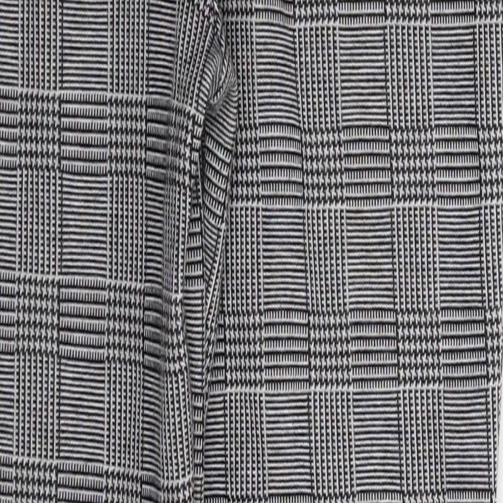 Womens UK Size 10 Boohoo Extra-Slim Fit  Grey Trousers