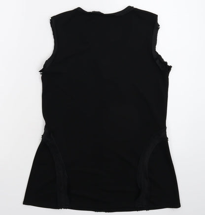Warehouse Womens Black   Basic Tank Size 8