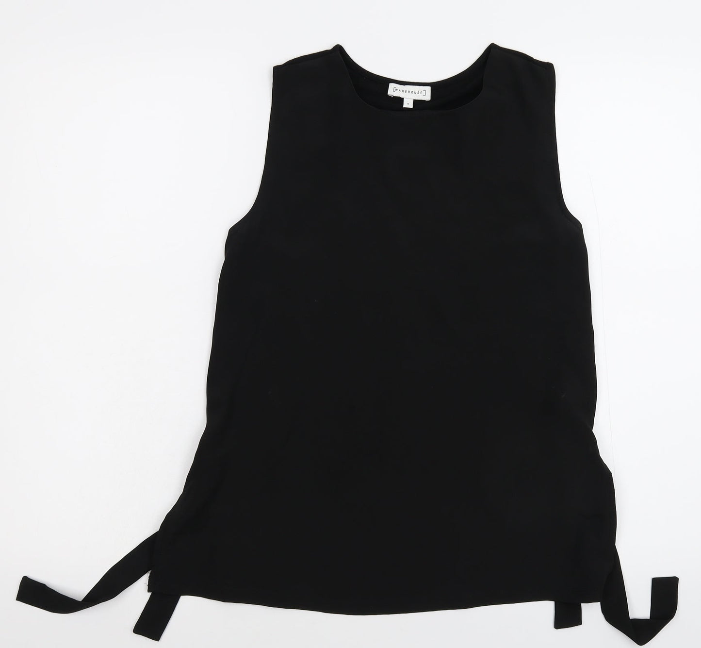 Womens UK Size 8 Warehouse Black Basic Tank