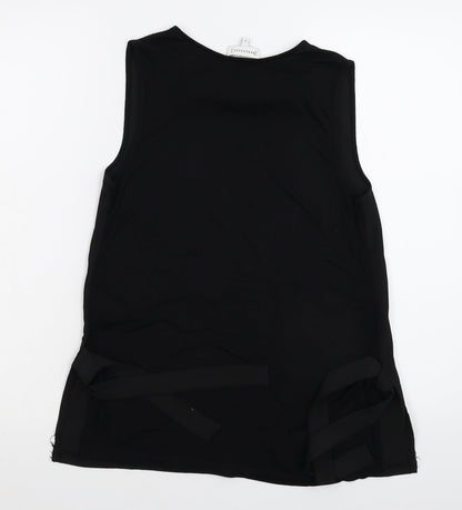 Womens UK Size 8 Warehouse Black Basic Tank
