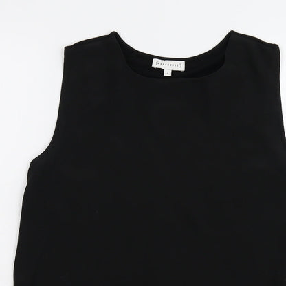 Womens UK Size 8 Warehouse Black Basic Tank