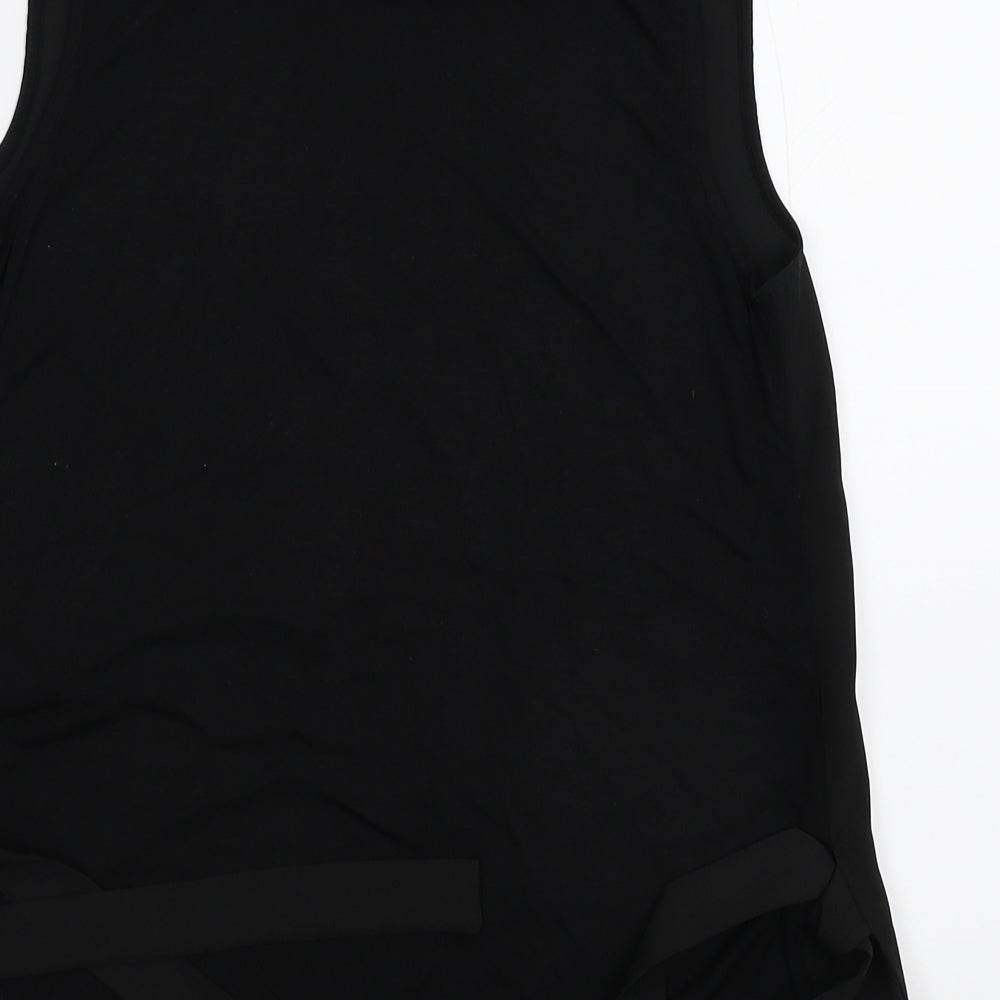 Womens UK Size 8 Warehouse Black Basic Tank