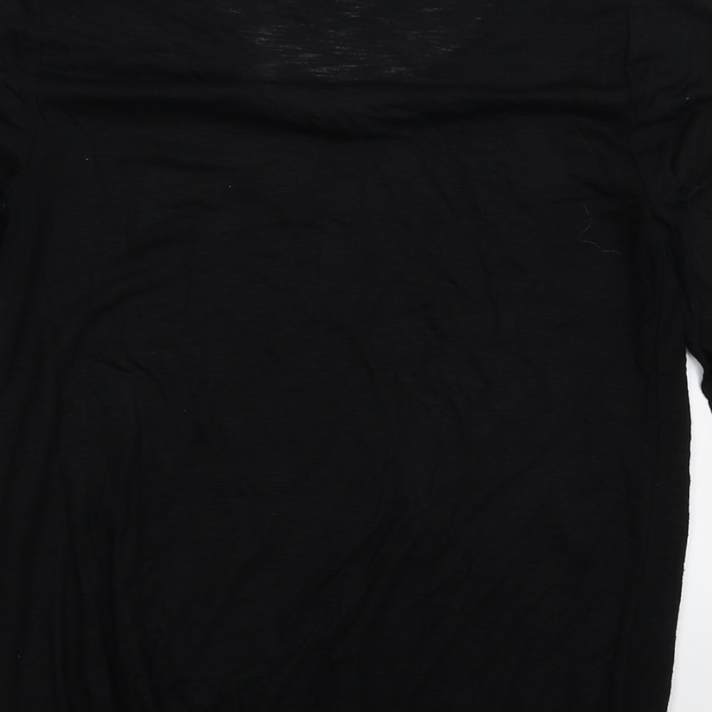 George Womens Black   Basic T-Shirt Size 12