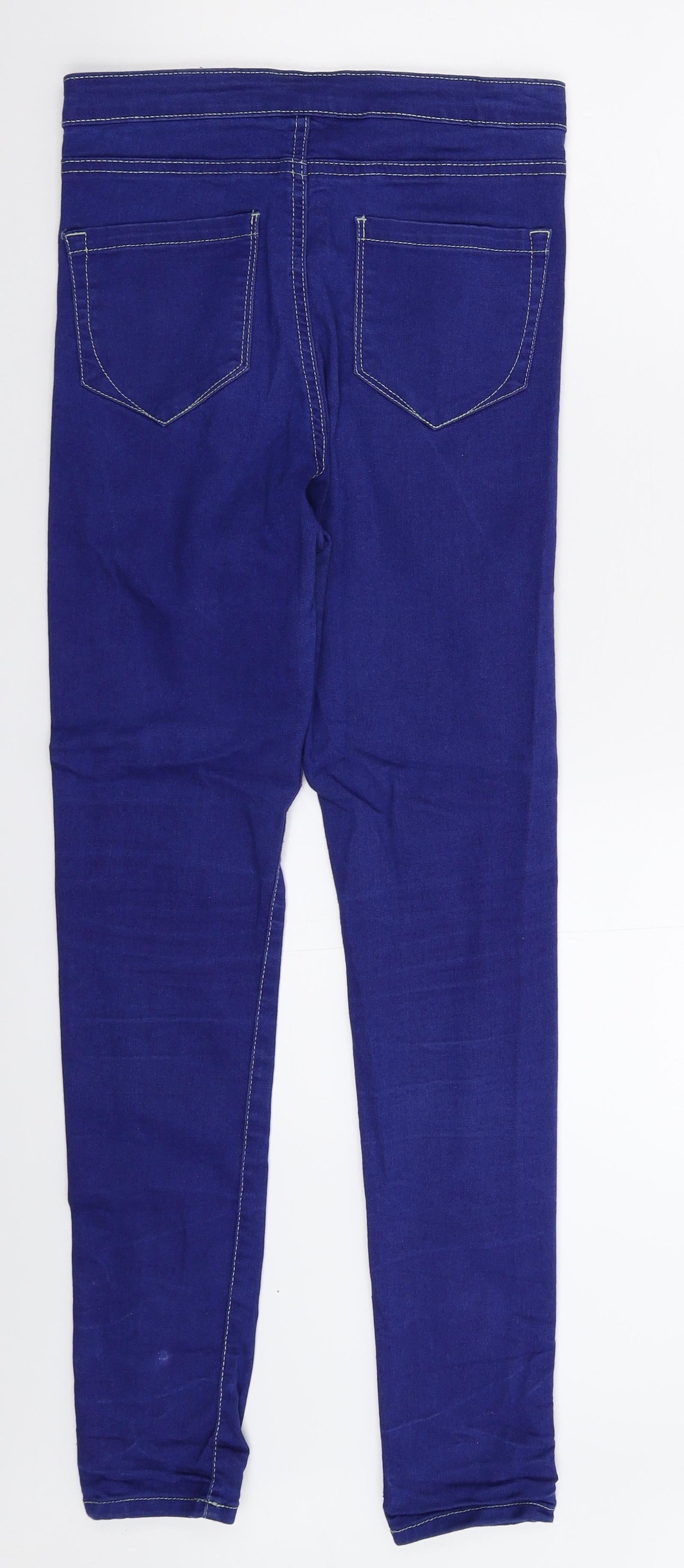 Denim & Co.Blue Womens Blue  Denim Jegging Jeans Size 12 L29 in