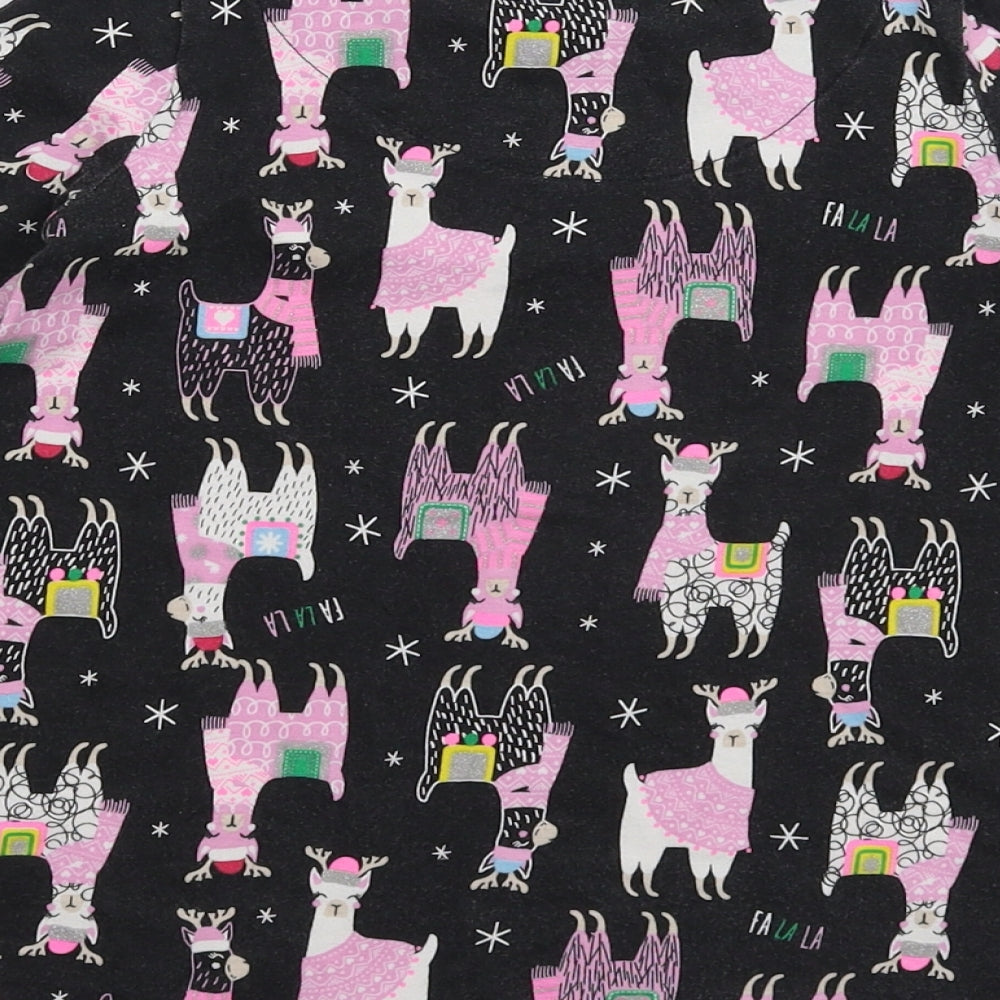 F&F Girls Black   T-Shirt Dress  Size 2-3 Years