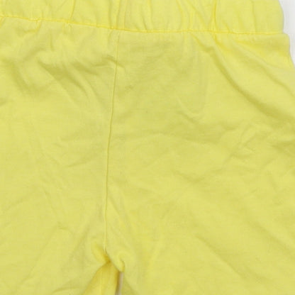 F&F Baby Yellow   Sweatpants Trousers Size 18-24 Months  - Shorts