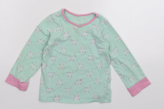 Merc Girls Green Solid  Top Pyjama Top Size 2-3 Years
