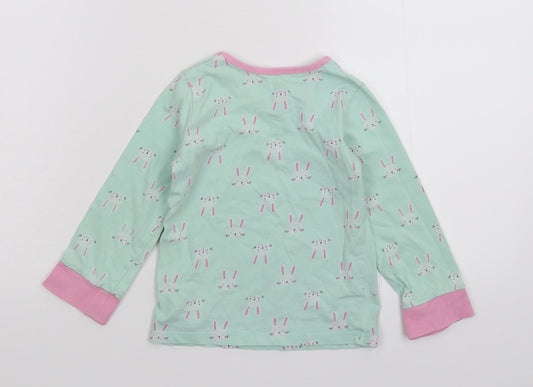Merc Girls Green Solid  Top Pyjama Top Size 2-3 Years