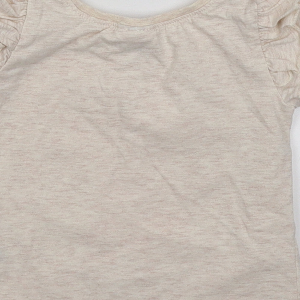 NEXT Girls Grey   Basic T-Shirt Size 3-6 Months
