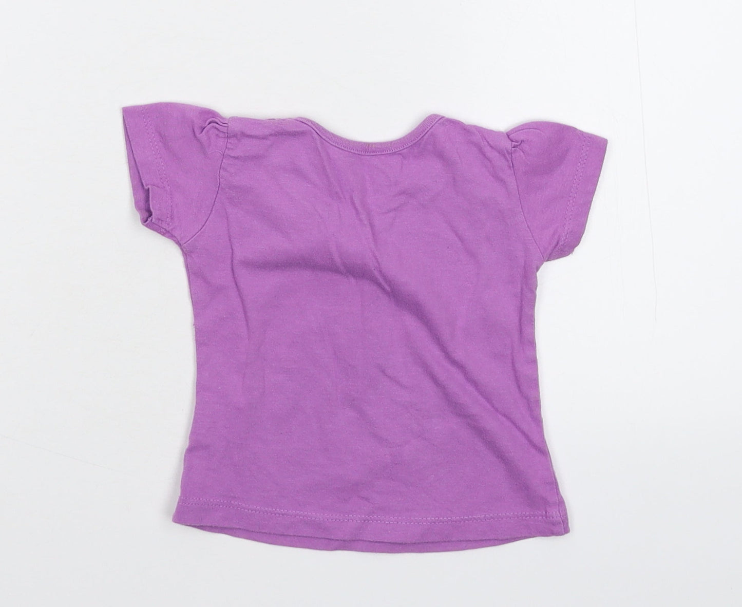Earlydays Baby Purple   Basic T-Shirt Size 9-12 Months