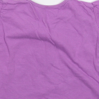 Earlydays Baby Purple   Basic T-Shirt Size 9-12 Months