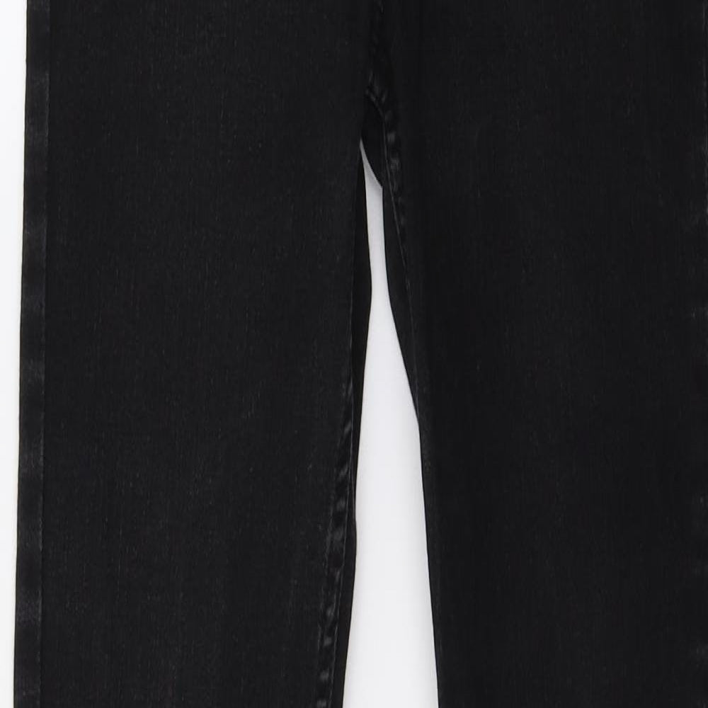 Womens UK Size 27 in H&M Regular Fit Skinny Black Jeans