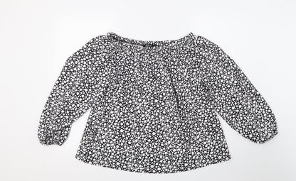 Womens UK Size 12 Simply Be Black Basic Blouse