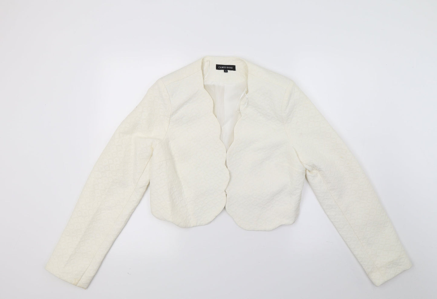 Cameo rose Womens White   Gilet Coat Size 14