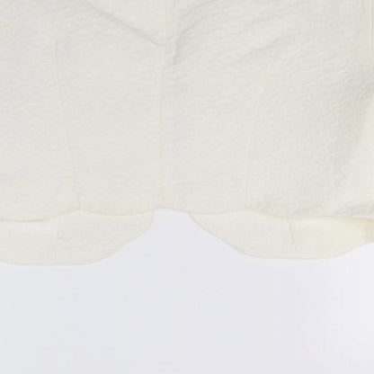 Cameo rose Womens White   Gilet Coat Size 14