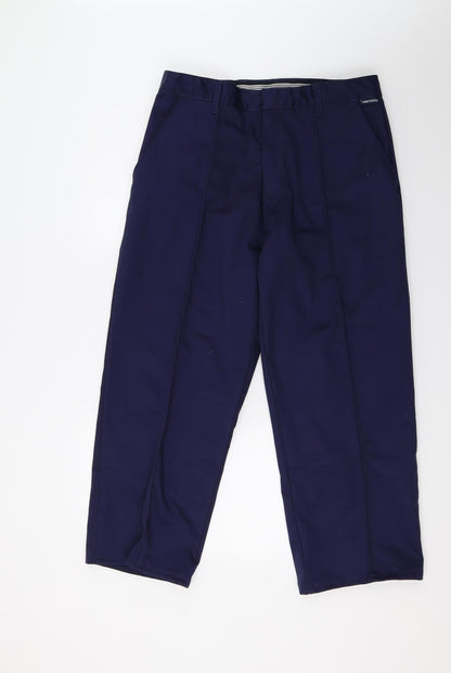 Portwest Mens Blue   Trousers  Size 34 L24 in - Work wear
