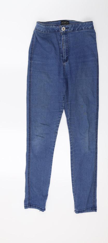 Womens UK Size 12 Denim Club Regular Fit Skinny Blue Jeans