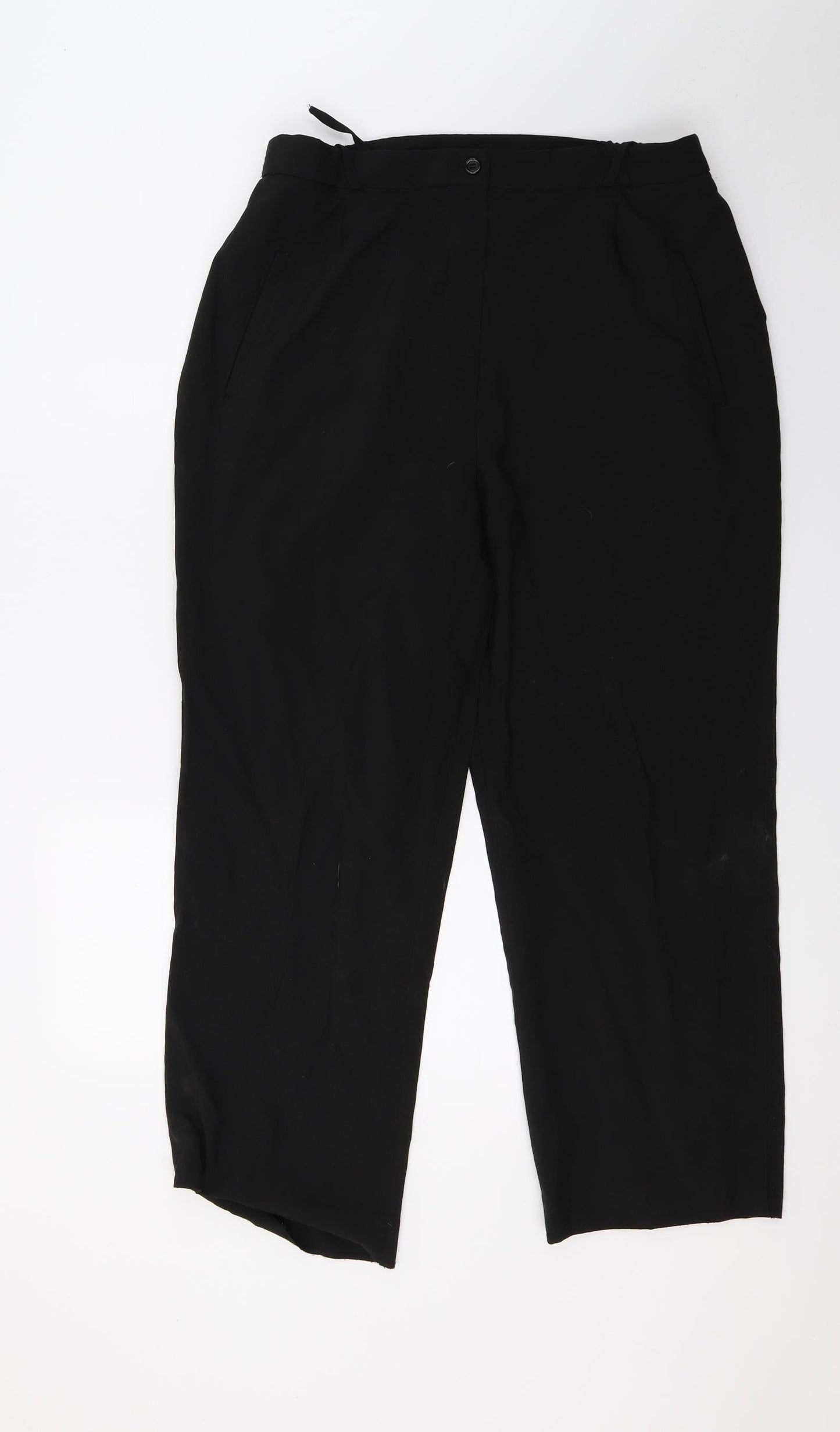 Womens UK Size 18 Bonmarché Regular Fit  Black Trousers