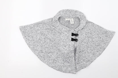 Studio Girls Grey   Overcoat Poncho Size 5 Years