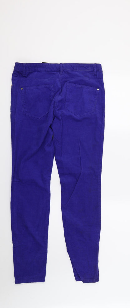Womens UK Size 10 H&M Regular Fit Skinny Blue Jeans