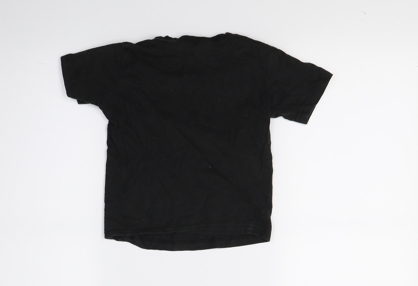Threads Boys Black  Rayon Basic T-Shirt Size 3 Years