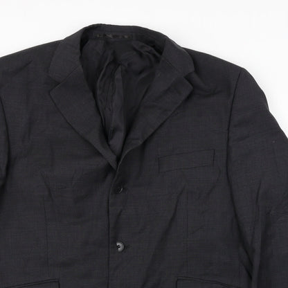 Mens UK Size 42 Burton Regular Grey Suit Jacket