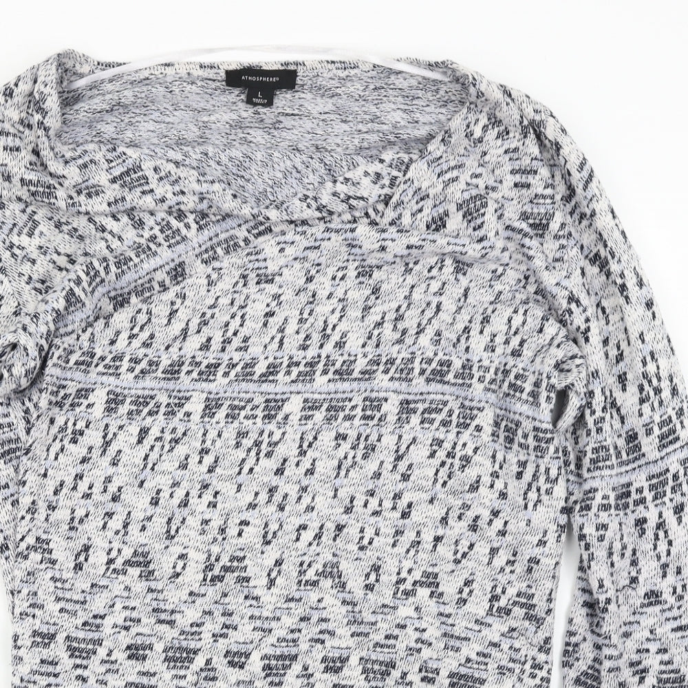 Atmosphere  Womens Grey   Cardigan Jumper Size L
