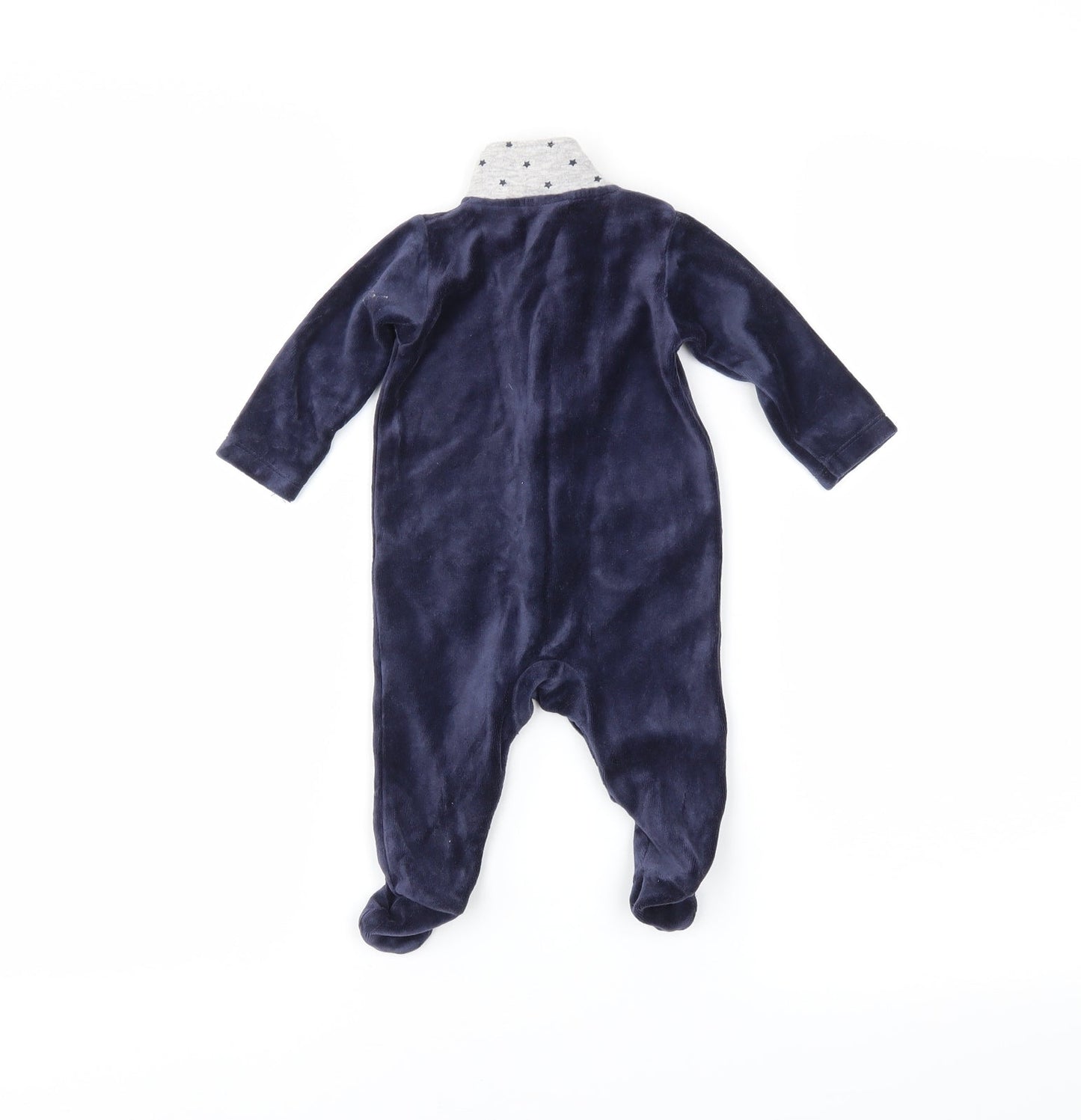 Preworn Baby Blue   Babygrow One-Piece Size 0-3 Months