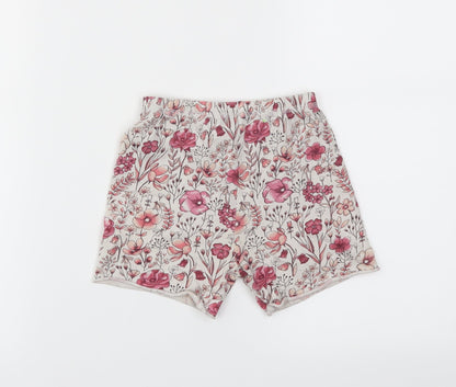 George Girls White Floral  Capri Pyjama Pants Size 3-4 Years