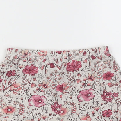 George Girls White Floral  Capri Pyjama Pants Size 3-4 Years