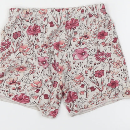 George Girls White Floral  Capri Pyjama Pants Size 3-4 Years
