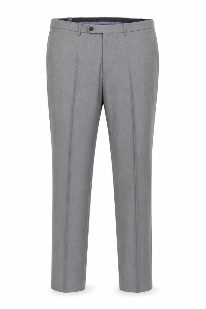 Mens UK Size 34 in George Regular Fit Dress Pants Grey Trousers
