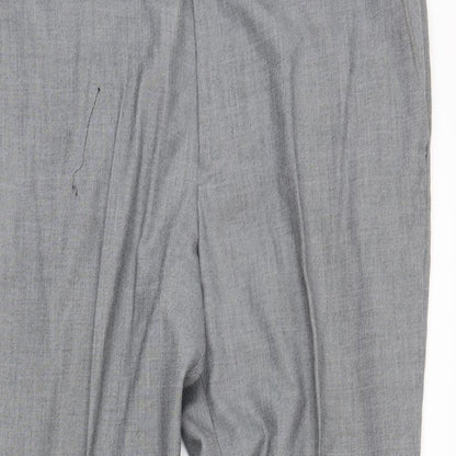 George Mens Grey   Dress Pants Trousers Size 34 in L26 in