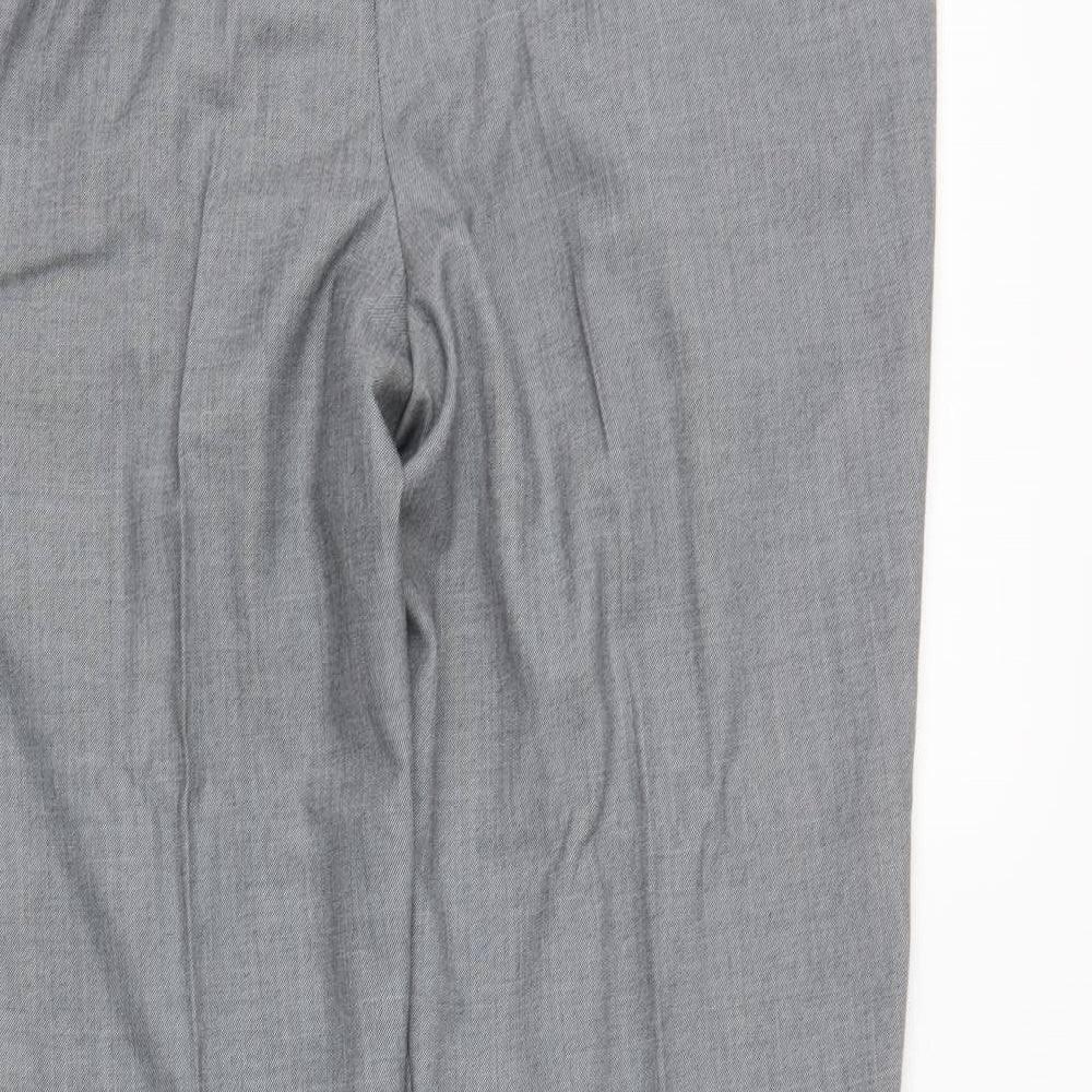George Mens Grey   Dress Pants Trousers Size 34 in L26 in